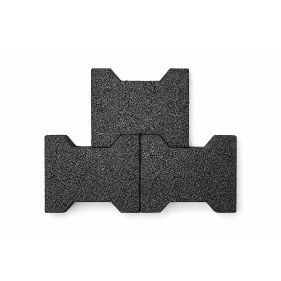 NS Zámková gumová dlažba Black 2.tr.