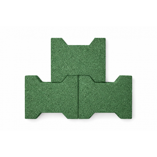 NS Zámková gumová dlažba Green