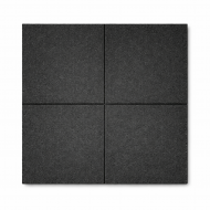 RE Gumová doska large Black 30mm 15raster