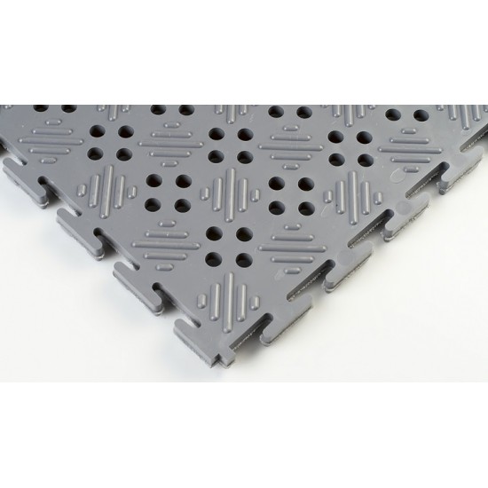 EL Lock Mat OPEN Recycled Grey 14mm