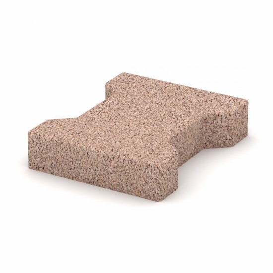 NS Zámková gumová dlažba Beige NS Zámková gumová dlažba Beige